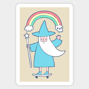 Rainbow Wizard Magnet
